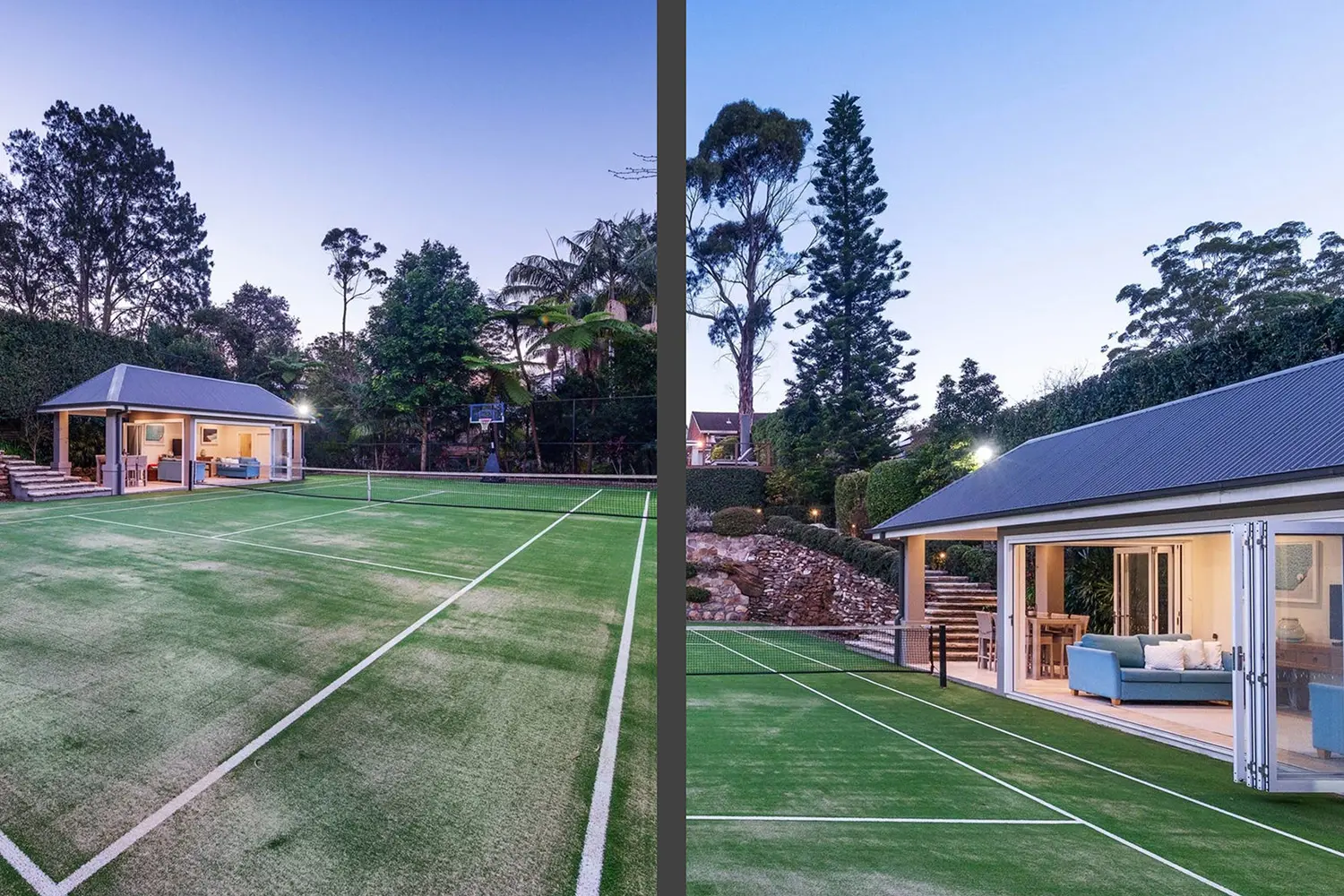 Landscape Designer: Turramurra Project 6 court-cabana
