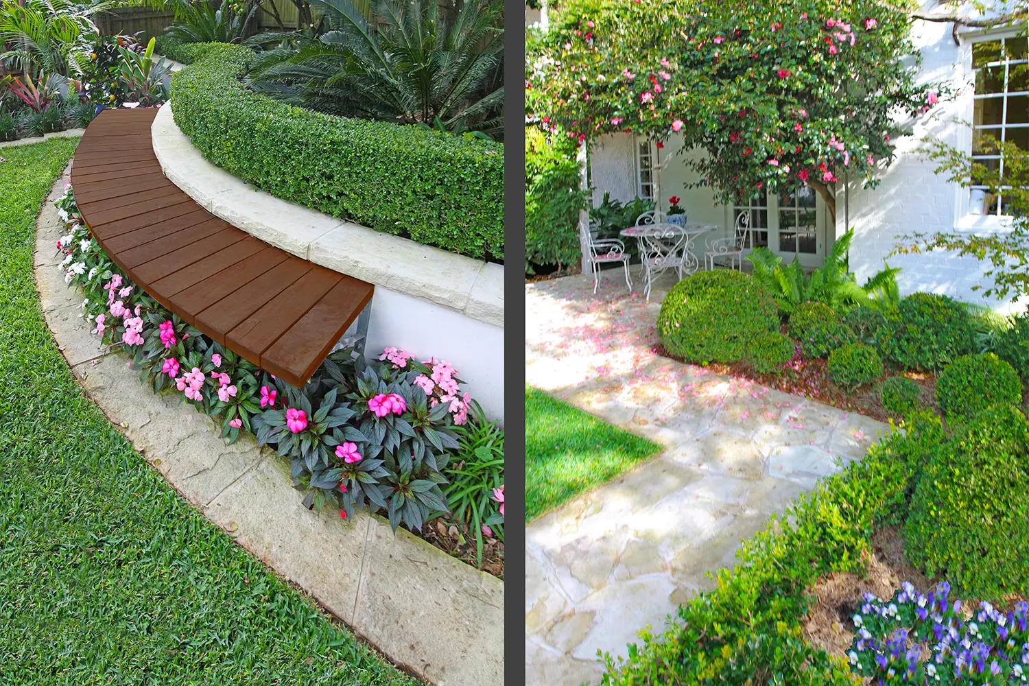 Landscape Architects Sydney: Strathfield Project 3 bench-seating