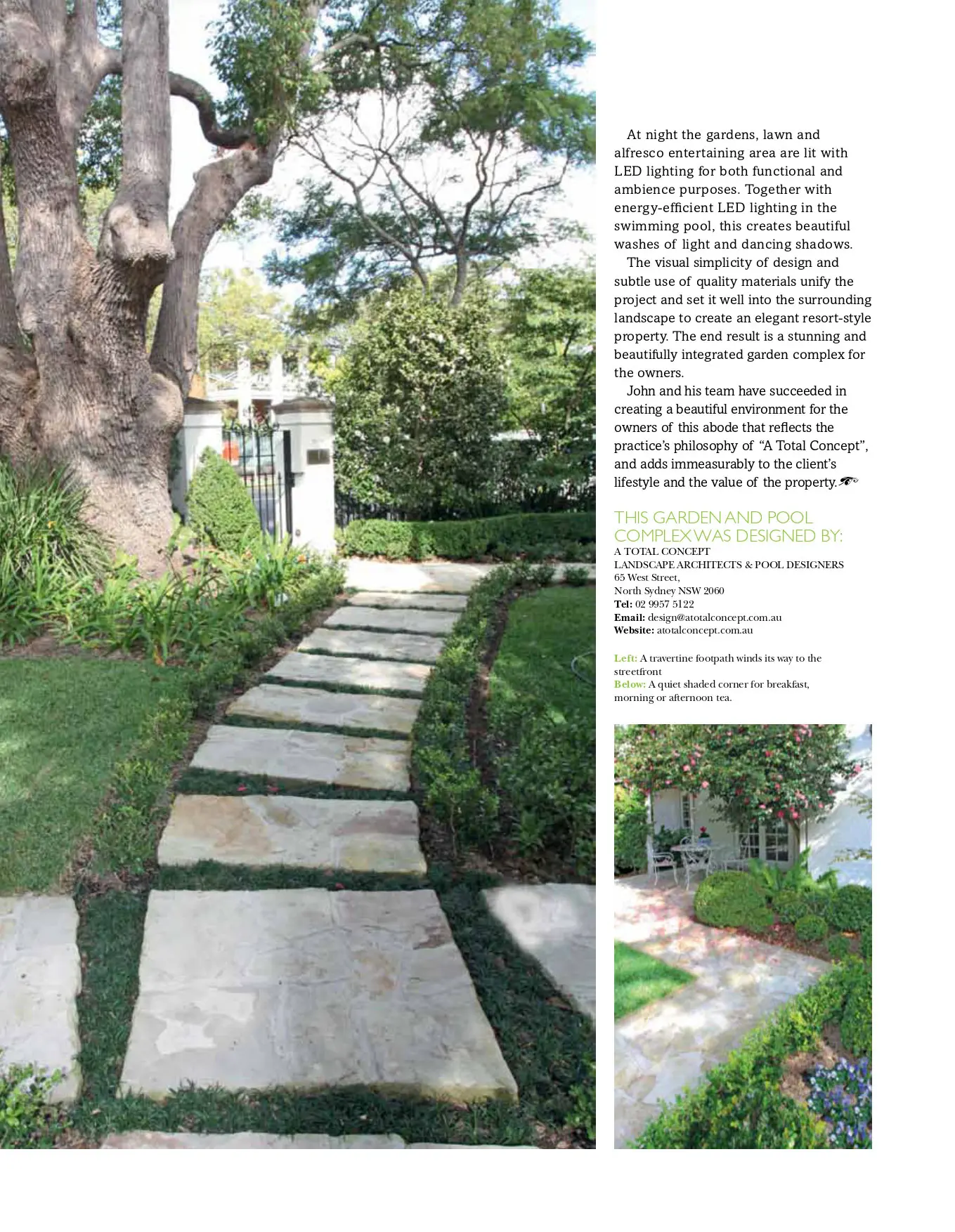 Landscape architect Sydney Elegant Estate 4