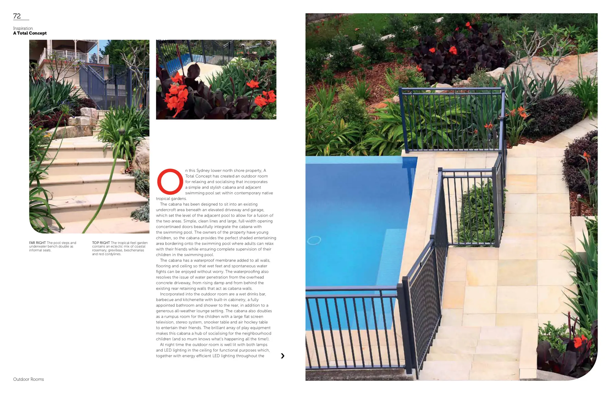 Landscaping architect Poolside Living 2