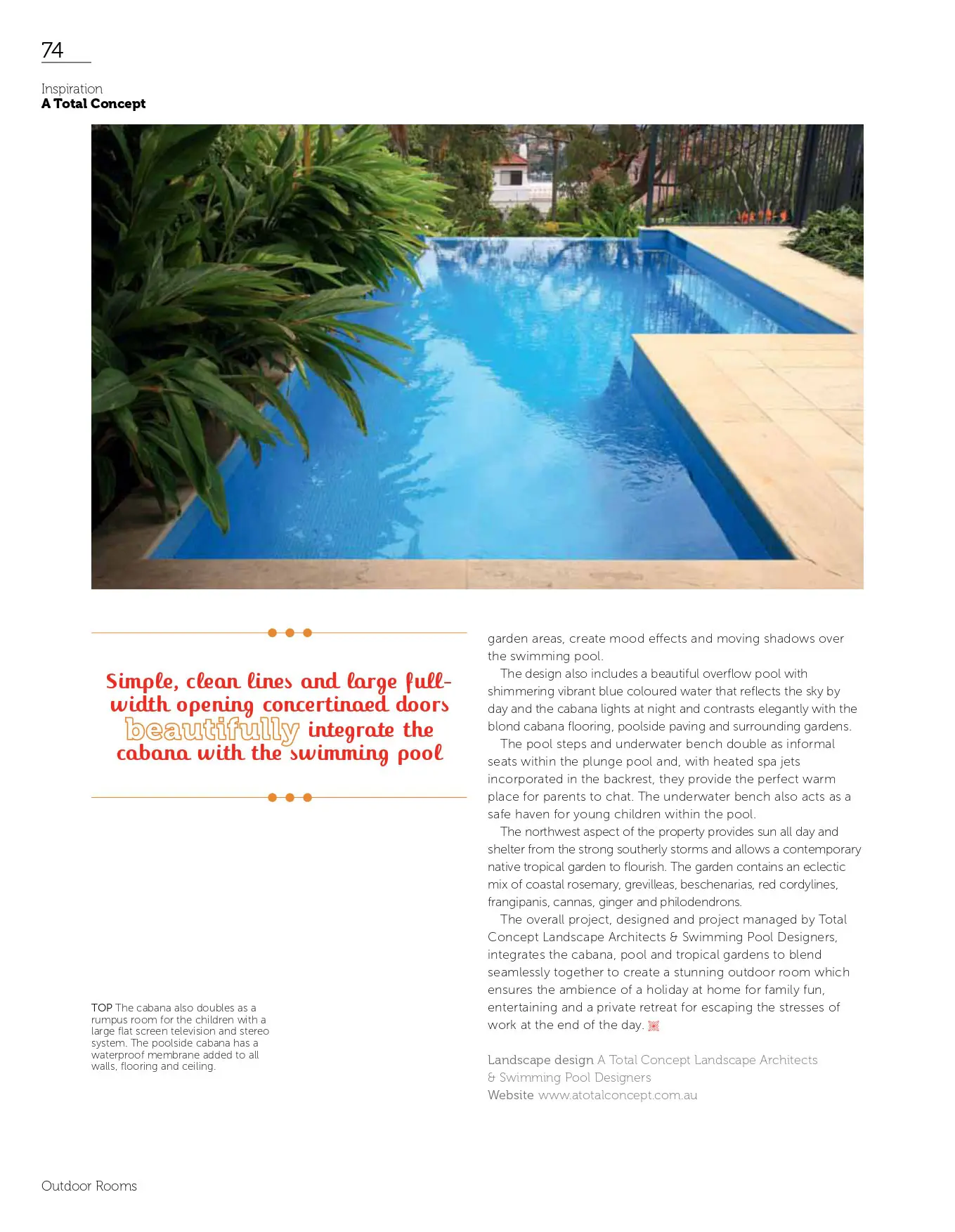 Landscaping architect Poolside Living 3