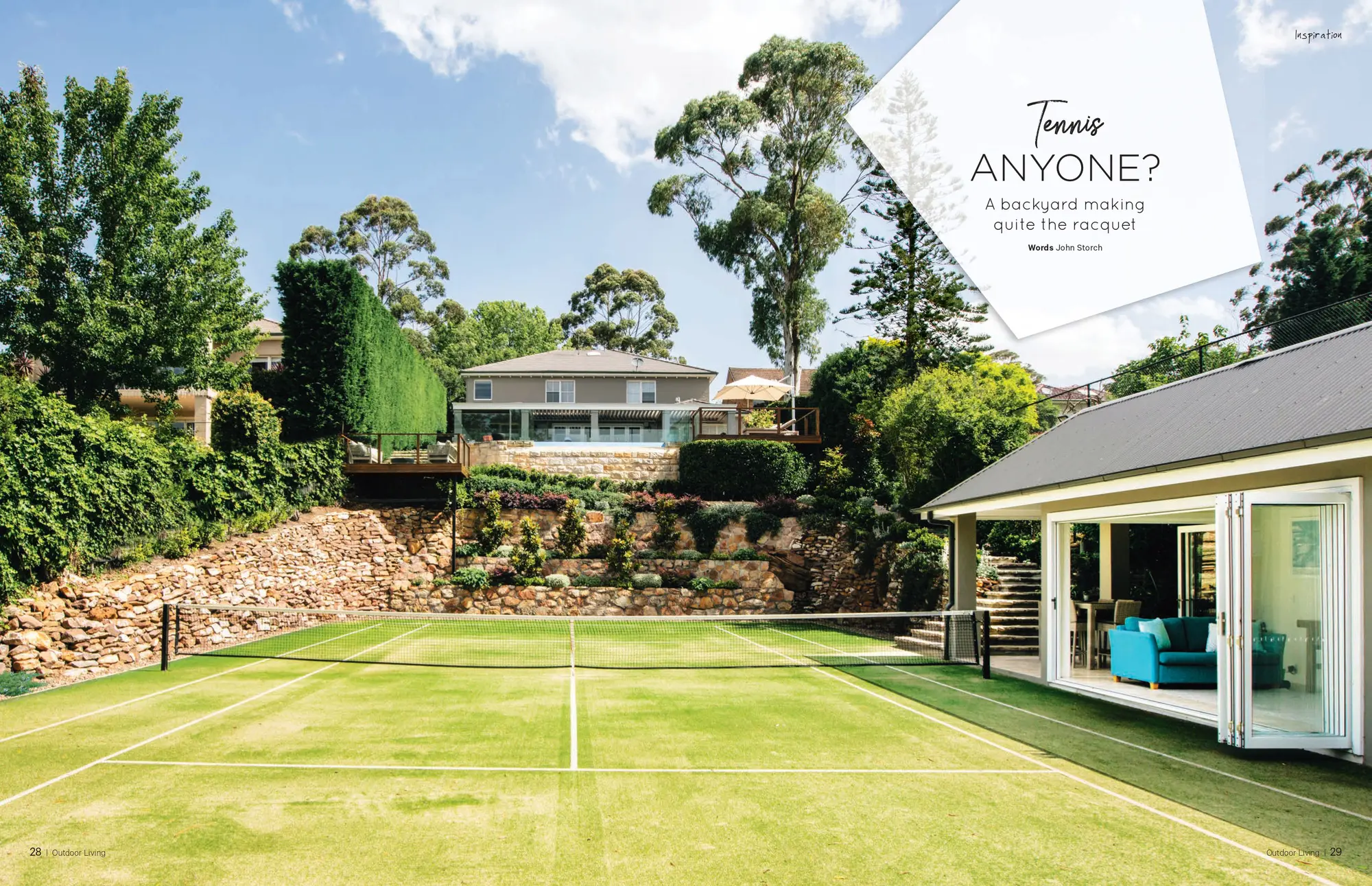 Landscape Designers Sydney Tennis 1