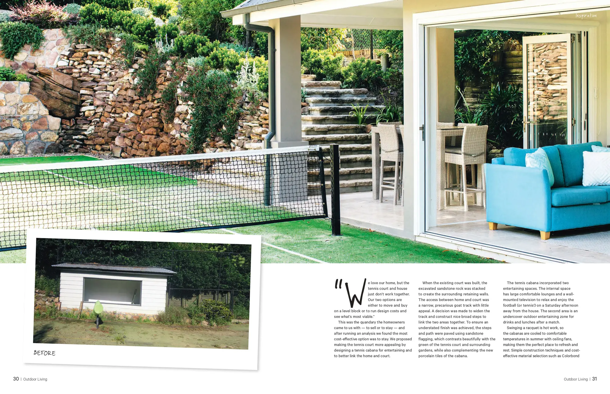 Landscape Designers Sydney Tennis 2