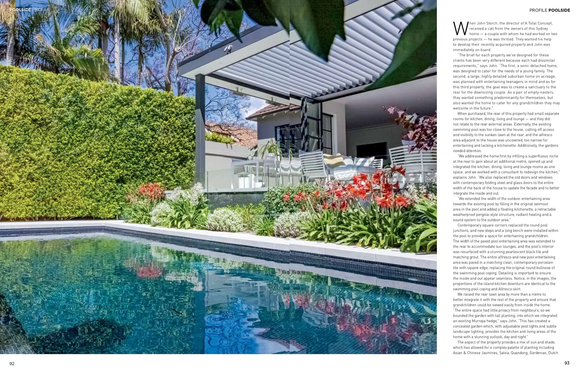 Landscape Architects Sydney Pool Side 1